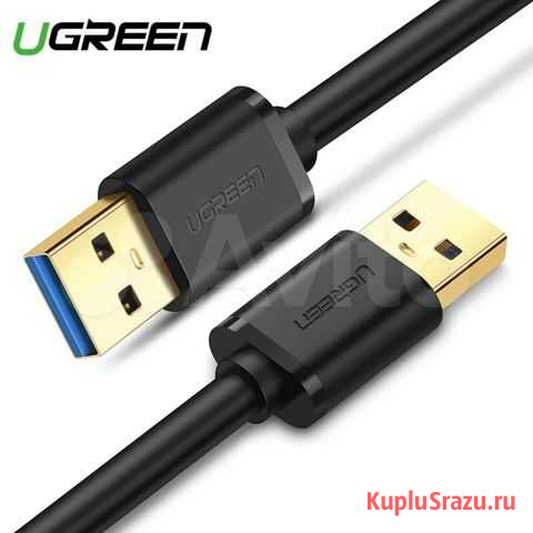 USB-USB кабель 2 метра новый Ульяновск - изображение 1