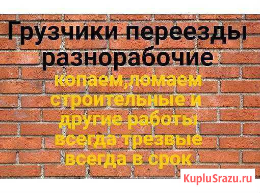 Грузчики разнорабочие Пенза - изображение 1
