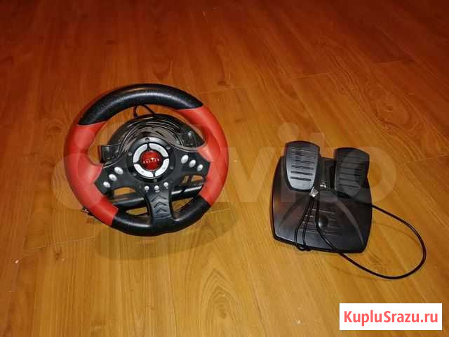 Продаю игровой руль и педали Камызяк - изображение 1