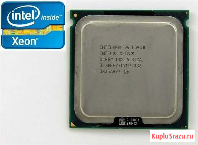 Xeon E5450 4 ядра адаптированный под 775 сокет Челябинск - изображение 1