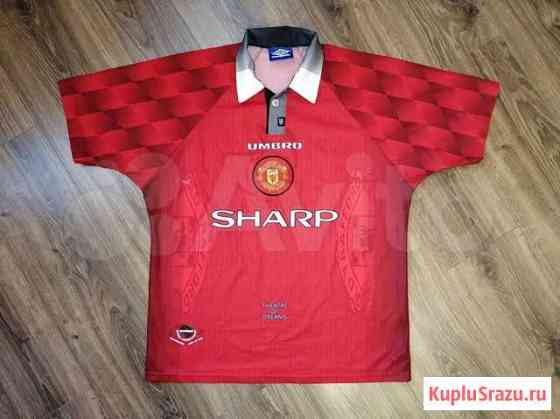 Manchester United Umbro винтажная майка Гусев