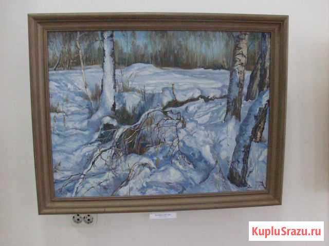 Картина  Декабрьский снег  Мальцев Ю. В Канск - изображение 1