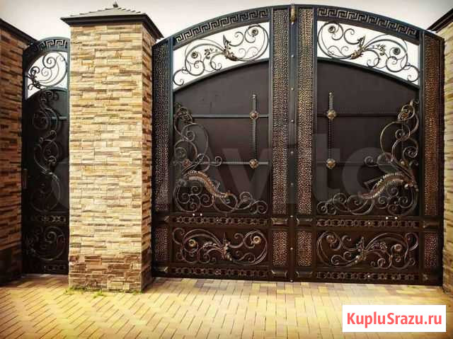 Ворота кованые изделия N22 Алхан-Кала - изображение 1