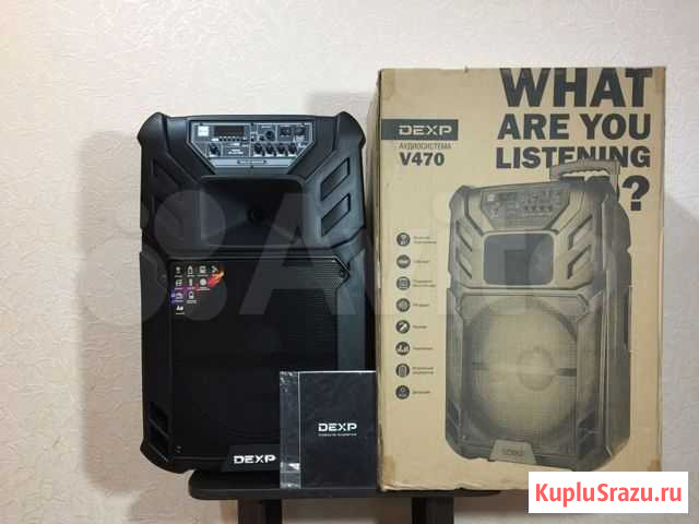 Аудиосистема dexp V470/ Bluetooth (новая) Пермь - изображение 1