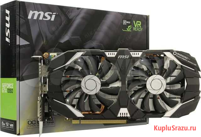 Видеокарта msi gtx 1060 6gb Нижний Тагил - изображение 1