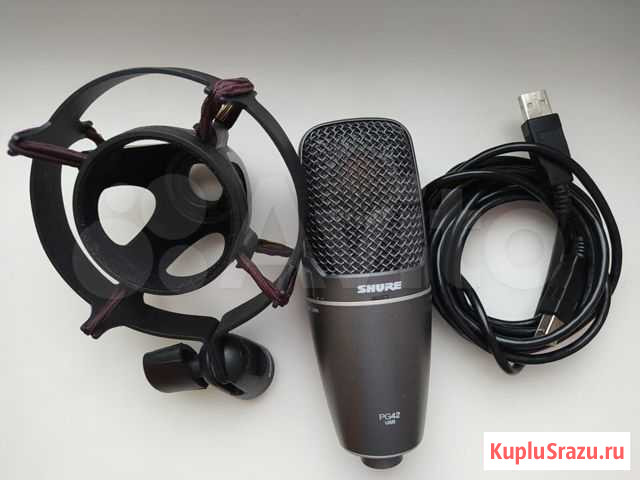 Микрофон Shure PG42 USB (лучший из USB микрофонов) Красноярск - изображение 1