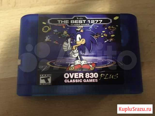 Картридж sega 16 bit с over много игр Рязань - изображение 1