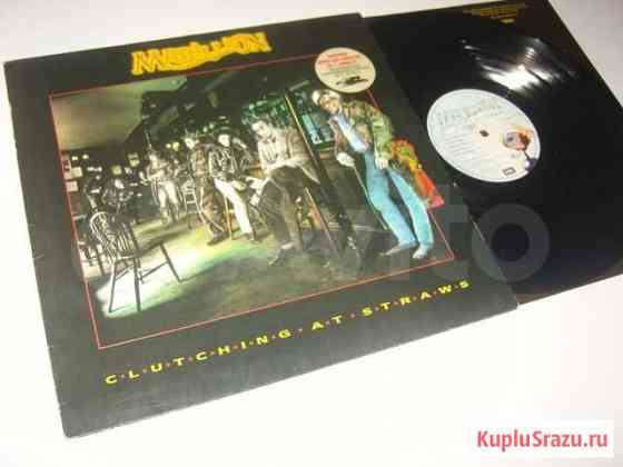 Marillion Clutching AT Straws 1987 insert,EX/VG Воронеж