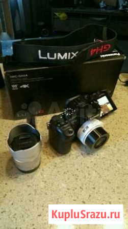 Lumix GH-4А + две линзы + аккумулятор Нерюнгри - изображение 1
