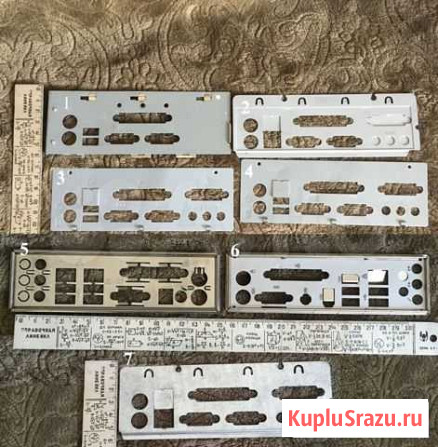 Заглушки для материнских плат и планки (крепления) Петрозаводск - изображение 1