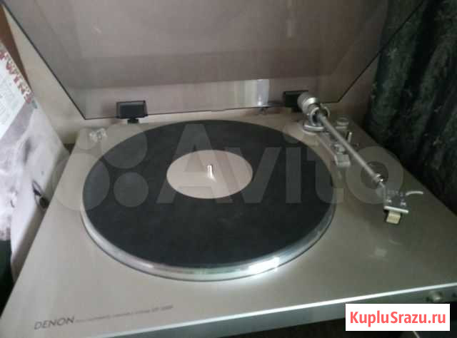 Виниловый проигрыватель denon DP-300F Оренбург - изображение 1