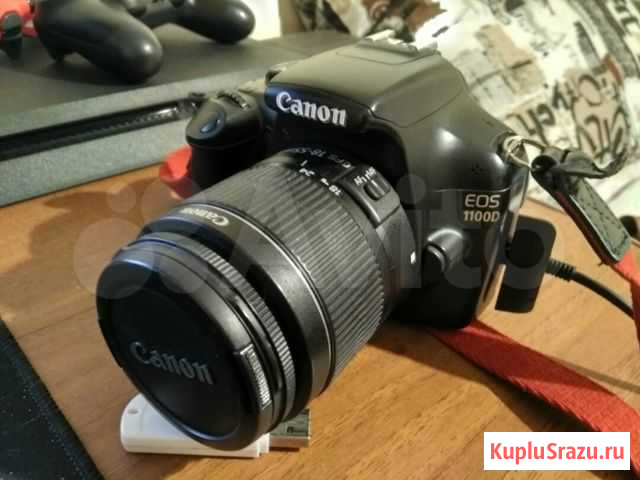 Фотоаппарат Canon 1100D + EF-S 18-55mm f3.5-5.6 Чита - изображение 1