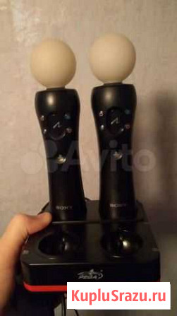 2-x ps move controller + зарядная станция Ржев - изображение 1