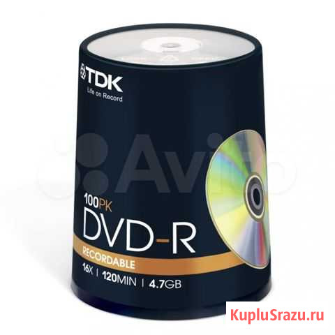 Болванка диск DVD R disc TDK dvd-r Симферополь - изображение 1