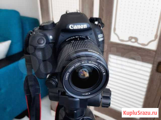 Canon EOS 1200D Kit 18-55 + штатив + карта 32 гб Волгоград - изображение 1