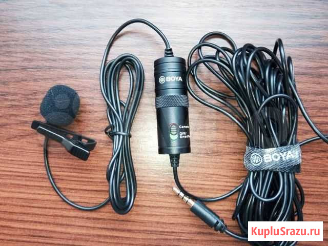 Boya BY-M1 3,5 мм петличный микрофон новый Алдан - изображение 1
