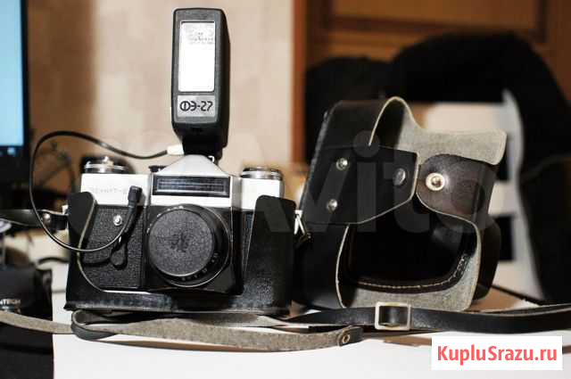 Фотоаппараты зенит- Е + зенит+ фэ-27+ирдустар-50-2 Калуга - изображение 1