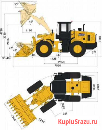 Фронтальный погрузчик Lonking CDM835 Смоленск - изображение 1
