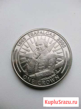 Монета one crown Elizabeth II gibraltar 2005 Георгиевск - изображение 1
