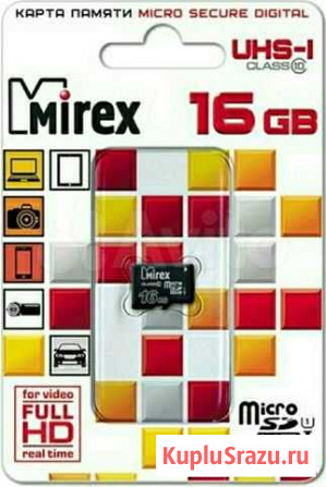 Карта памяти MicroSD 16GB Mirex Симферополь - изображение 1