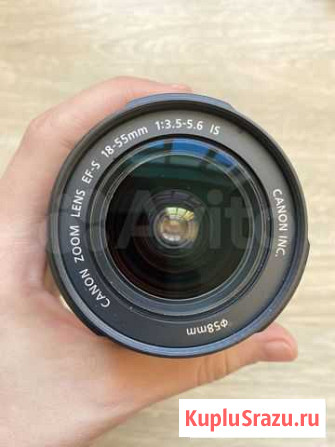Объектив canon 18-55 F3.5-5.6 Новороссийск - изображение 1