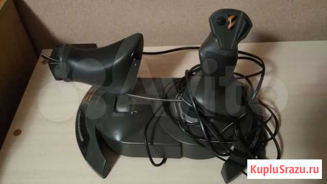 Продам джойстик штурвал Thrustmaster afterburner f Благовещенск - изображение 1