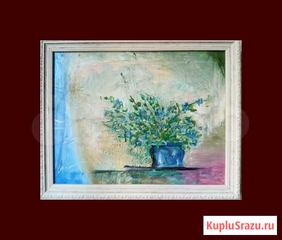 Картина (масло) цветики Владимир - изображение 1