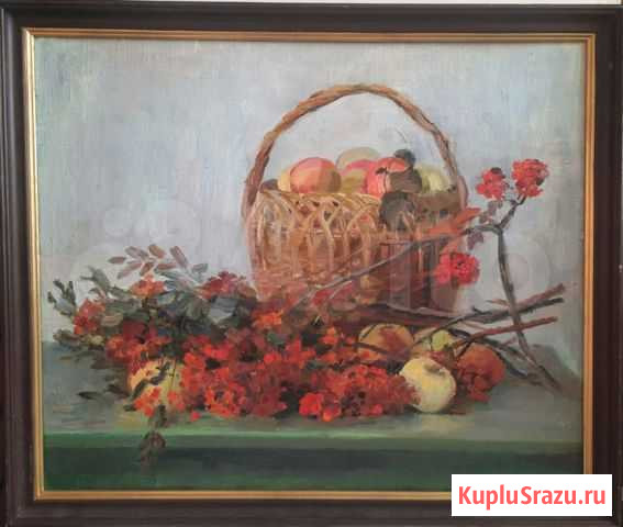 Картина маслом. Натюрморт с рябиной Воронеж - изображение 1