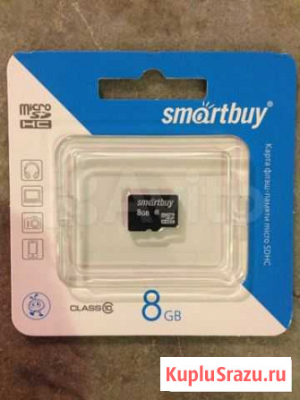Карта памяти microSD 8GB class10 Казань - изображение 1