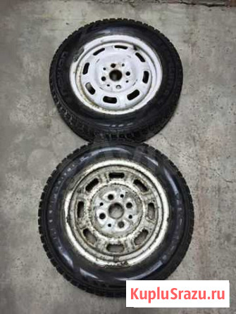 2 колеса для азлк москвич 2141, фокус, пежо ЛМС - изображение 1