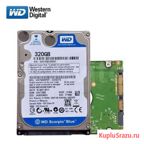 Жесткий диск WD 2.5 320gb Нижнекамск - изображение 1