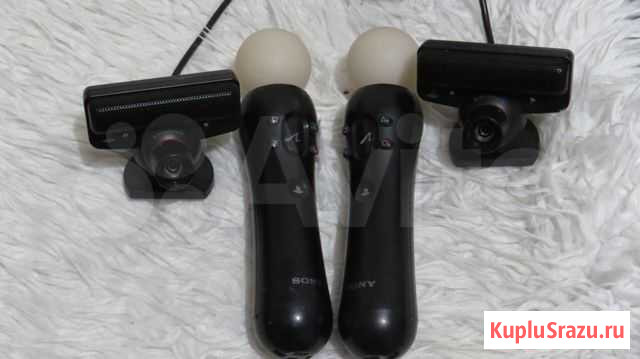 2 комплета PlayStation Move + камера PS3 Димитровград - изображение 1