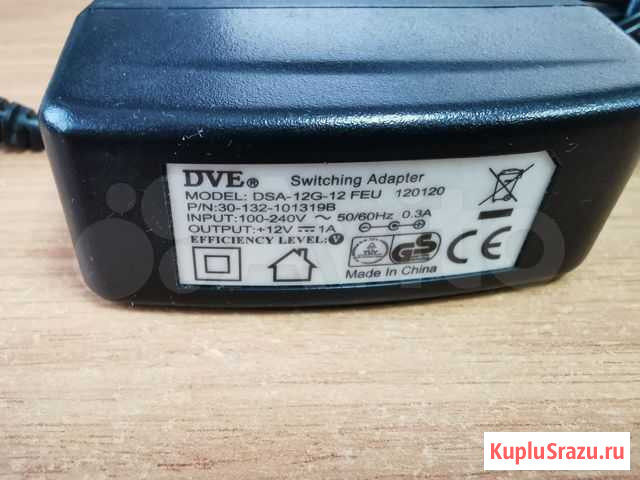 Блок питания для роутера 12V 1A разъем 5.5x2.5mm Хабаровск - изображение 1