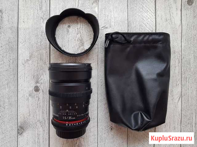 Объектив Samyang 35mm T1.5 Canon EF Тюмень - изображение 1
