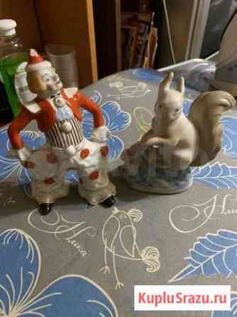 Белка с грибами гжель,клоун СССР Москва