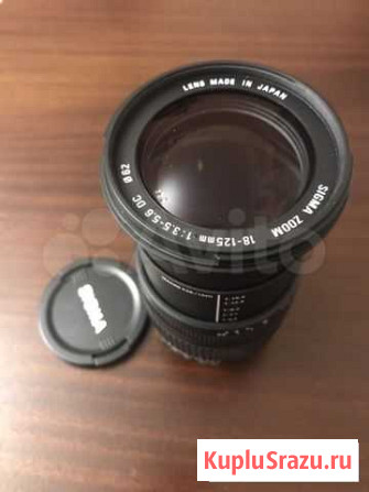 Объектив sigma 18-125mm 1:3,5-5,6D Волгодонск - изображение 1