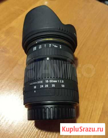 Объектив Sigma 18-50 EX DC Обнинск - изображение 1