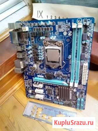 Комплект на 1155 (GA-H61M + i3-2120T + 2x2Gb) Челябинск - изображение 1
