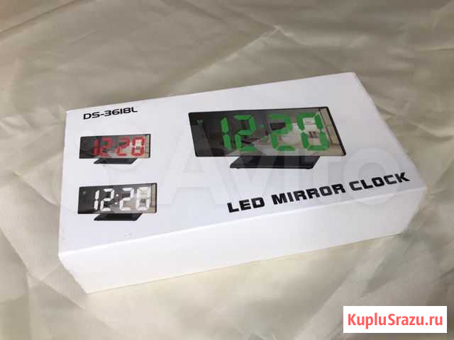 Часы будильник LED Mirror Clock DS-3618L Сочи - изображение 1