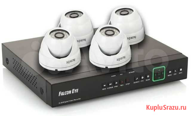 Комплект видеонаблюдения falcon fe104d kit Альметьевск - изображение 1