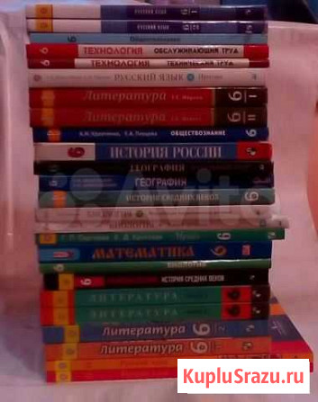 Учебники 6 класс (новые и б/у в хорошем состоянии) Улан-Удэ - изображение 1