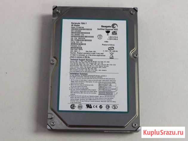 Seagate ST340014A 40 гб 3.5 Ide Barracuda Саратов - изображение 1