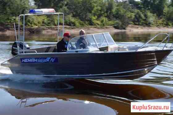 Новый алюминиевый катер Неман 500 DCM Москва