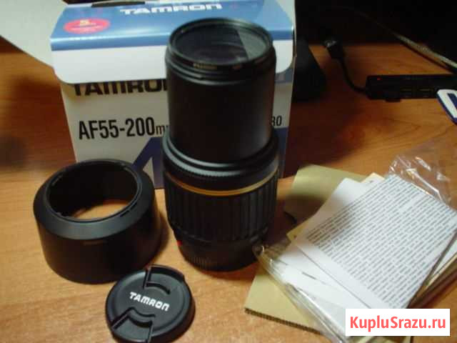 Объектив Tamron AF55-200/4-5.6 для Sony A Майкоп - изображение 1