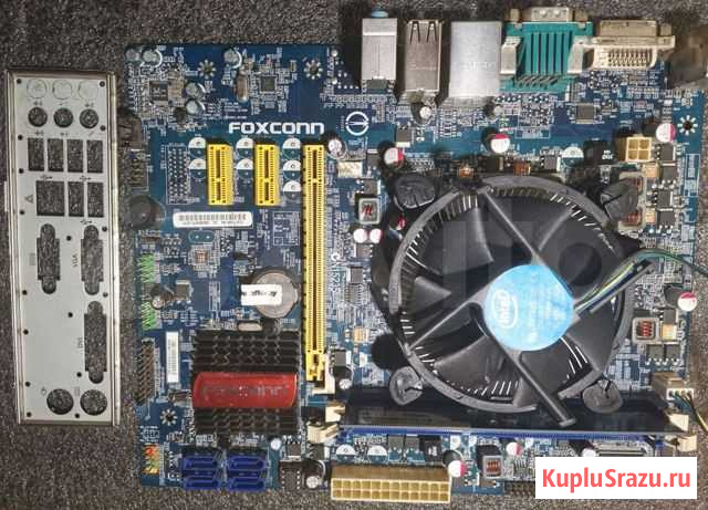 Системная плата сокет 1155 Foxconn h61mxv Королев - изображение 1