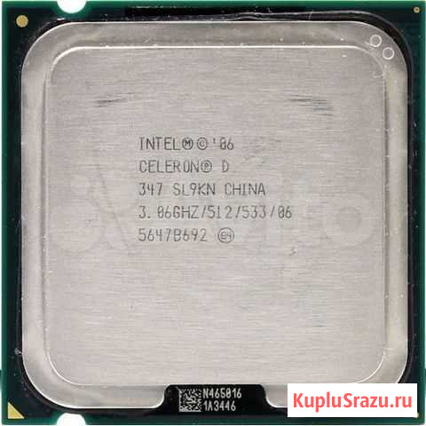 Процессор CPU Intel Celeron D 347 3.06 GHz Курган - изображение 1