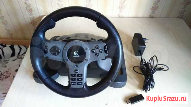 Руль Logitech Driving Force Wireless E-X5D12 Новосибирск - изображение 1