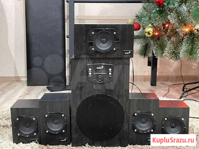 Сабвуфер и 5 колонок Полярные Зори - изображение 1