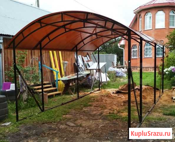 Навес 3,6х5 для авто практичный Красногорск - изображение 1