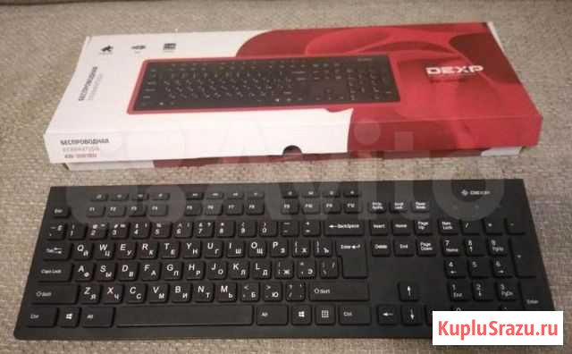Клавиатура Новая dexp KW-3001BU без адаптера Казань - изображение 1